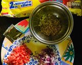 A picture of step 1 of Maggi Ghughra.