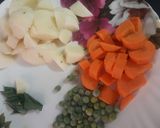 A picture of step 1 of Vegetable Stew.