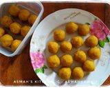 รูปขั้นตอนการทำที่ 2 ของ Pumpkin Ball #งบ60บาท