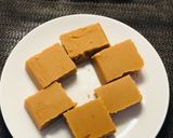 A picture of step 7 of Mysore Pak.