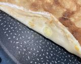 Une image de l'étape 6 de Pâte à crêpes à la Banane (et crêpes fourrés à la banane, topping chocolat, flambée au Rhum blanc).