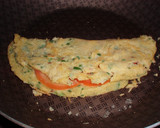 Foto del paso 5 de la receta: Tortilla Vegana de Verdeo con Tomate