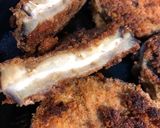 Une image de l'étape 3 de Aubergines panées a la mozzarella.