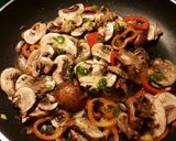 Foto del paso 9 de la receta: Pappardele con portobelo y salsa thai