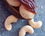 A picture of step 2 of Nuts filled dates.