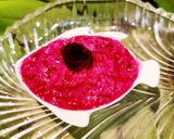 A picture of step 6 of Beet root raita.