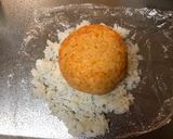 A picture of step 3 of Salmon Pink Spiral Onigiri Rice Ball 🍙.