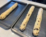 Une image de l'étape 5 de Biscottis aux noix de cajou et raisins secs.