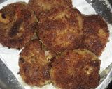A picture of step 8 of Upma cutlets.