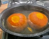 Une image de l'étape 4 de Potimarron farci bœuf tomate coriandre et emmental.