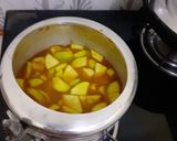 A picture of step 4 of Lauki ki sabzi.