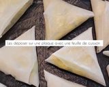 A picture of step 11 of Baked Chicken Samosas or Briouates.