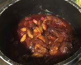 Une image de l'étape 4 de Compote de pêches de vigne et prunes d ente.