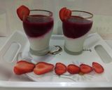 A picture of step 14 of Strawberry panna cotta.