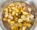 A picture of step 1 of Aloo Methi Sabji.