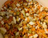 A picture of step 3 of Moroccan Lentil and Eggplant Soup.