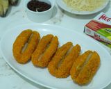 Foto langkah ke 7 dari resep Sandwich pisang keju crispy.