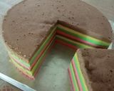 Foto langkah ke 5 dari resep Bolu Pelangi Kukus.