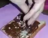 A picture of step 2 of Choco Haze Sandwich🥓.