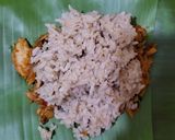 Foto langkah ke 10 dari resep Nasi Bakar Isi Tongkol, Cumi, Dan Kecombrang.