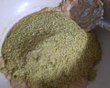 A picture of step 2 of Pistachio cashew burfi.