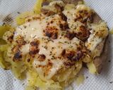 Foto langkah ke 3 dari resep Kentang Panggang Mozzarella.