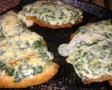 Foto del paso 6 de la receta: Milanesas con salsa blanca y espinaca