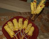Φωτογραφία βήματος 5 της συνταγής "Corn" dogs με λωρίδες σφολιάτας