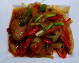 รูปขั้นตอนการทำที่ 5 ของ แหนมไก่ผัดน้ำพริกเผา