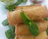 A picture of step 18 of Veg spring roll.