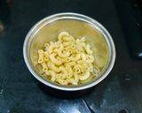 A picture of step 1 of Indian Style Macaroni Pasta.