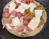 Foto del paso 3 de la receta Tortita fit de chía y cacahuete rellena