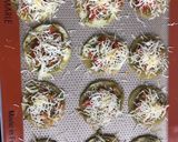 Une image de l'étape 5 de TARTINES PESTO/AUBERGINES/POIVRONS.