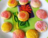 A picture of step 4 of Coconut Sweets (With Thandai and Roohafza flavour).