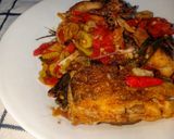 Foto langkah ke 7 dari resep Ikan Baronang Pedas Manis.