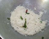 A picture of step 2 of Curd rice.