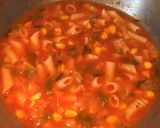 A picture of step 11 of Minestrone Soup.