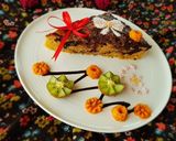 عکس مرحله 11 از دستور کیک کدو حلوایی با ماکروفر🥮🎃