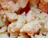 Une image de l'étape 1 de Crumble pommes bananes chocolat.