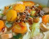 Sup Sosis Kembang Tahu langkah memasak 4 foto
