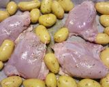 A picture of step 2 of Lemon and chorizo tray bake.