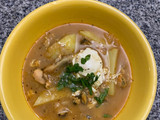 Sopa surtido de mariscos