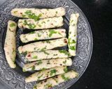 A picture of step 2 of Paneer Cheese Cigar.