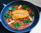 A picture of step 3 of Butter Fried Kippers in Tomato Gravy.