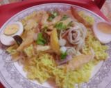 A picture of step 1 of Chicken Burmese rice.