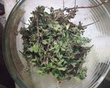 A picture of step 1 of Tea Masala.