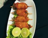 A picture of step 3 of Chicken sticks.