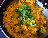 A picture of step 4 of Batata Poha.