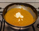 A picture of step 8 of Niramish Paneer (Paneer without onion and garlic).