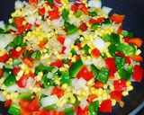 A picture of step 3 of Creamy Veggie Orzo.